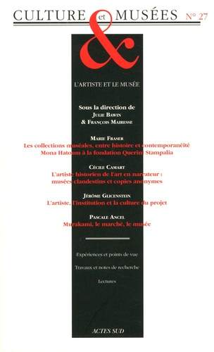 Culture & Musées N° 27 : L'artiste et le musée