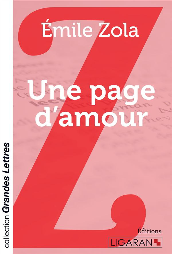 Une page d'amour [EDITION EN GROS CARACTERES