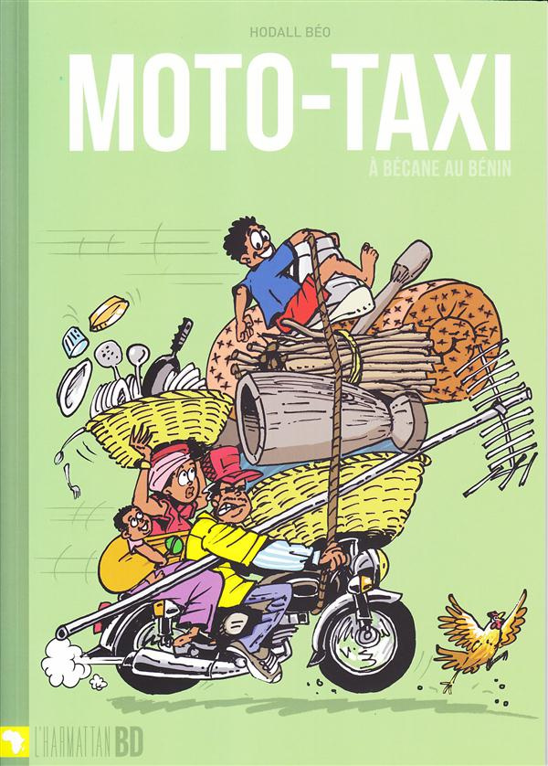 Moto-taxi à bécane au Bénin