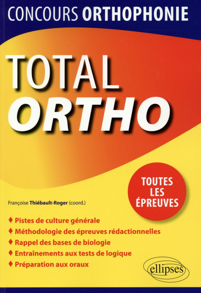 Total ortho. Concours d'orthophonie