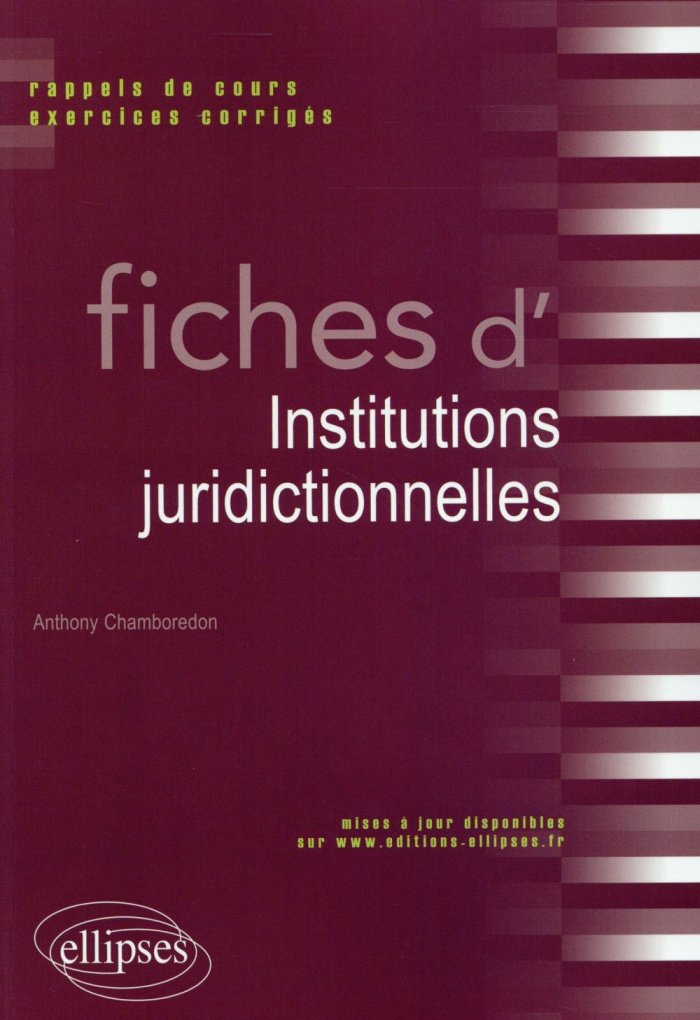 Fiches d'institutions juridictionnelles