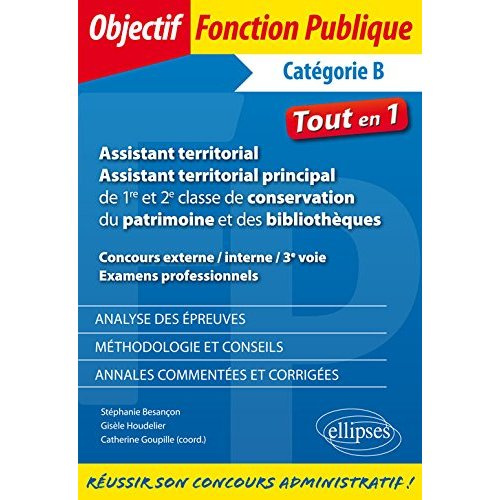 Assistant territorial, assistant territorial principal de 1re et 2e classe de conservation du patrim