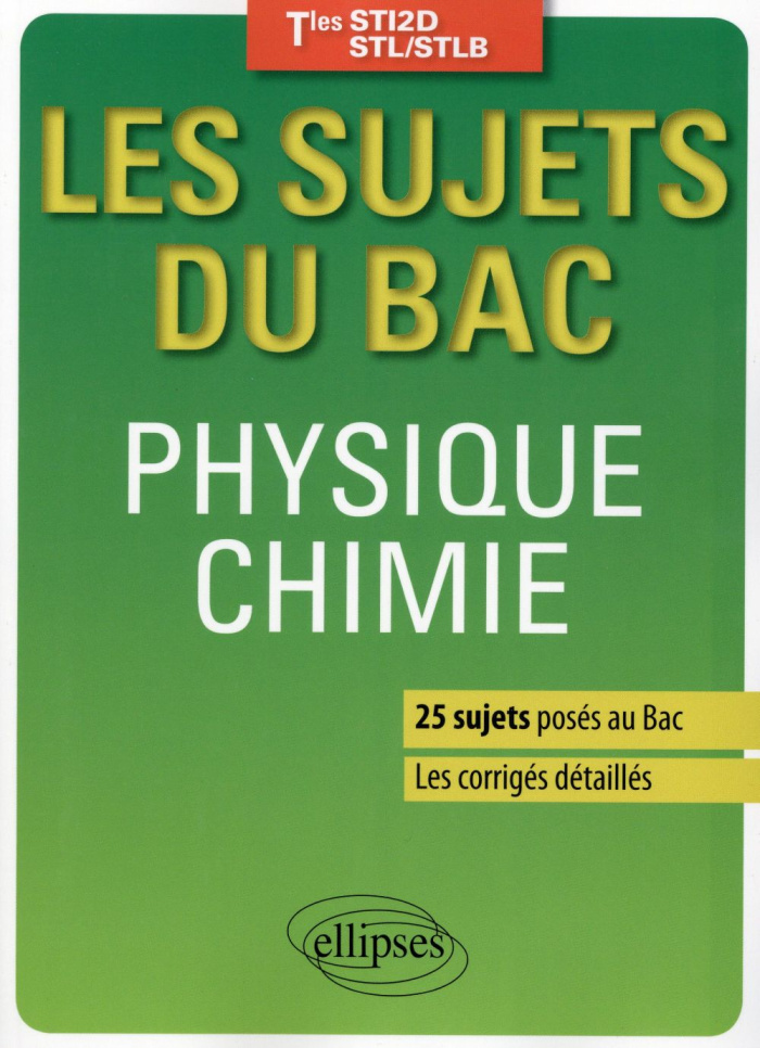 Physique-Chimie Tles STI2D/STL/STLB