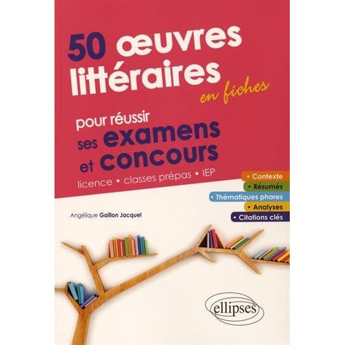 50 oeuvres littéraires en fiches pour réussir ses examens et concours