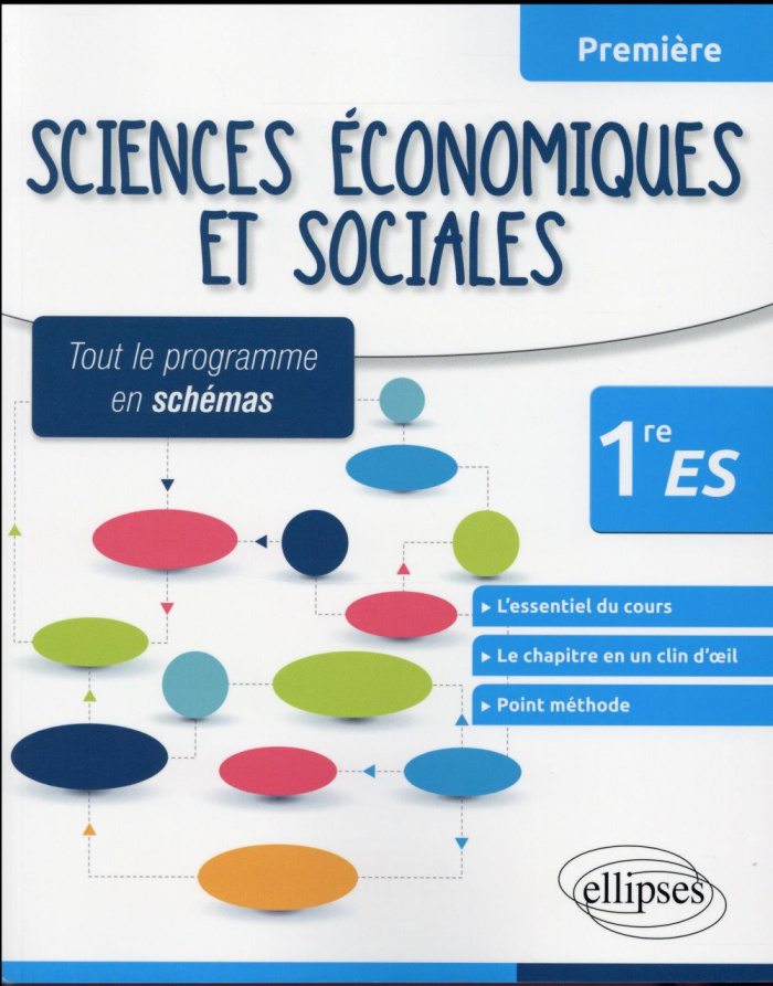 Sciences économiques et sociales 1ere ES. Tout le programme en schémas