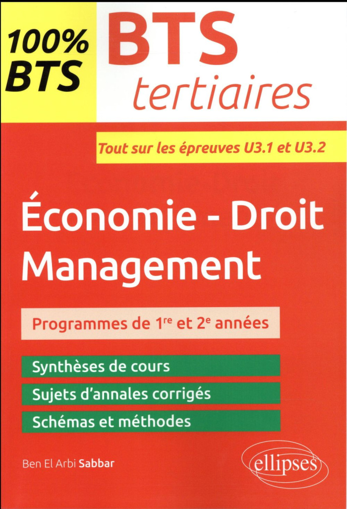Economie-Droit Management BTS tertiaires