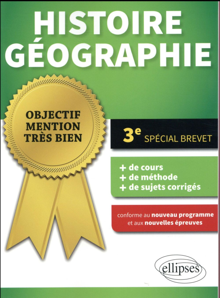 Histoire-Géographie 3e. Spécial brevet