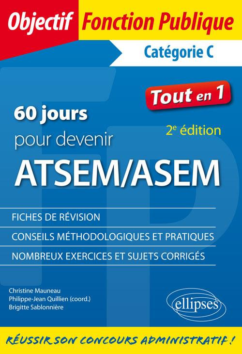 60 jours pour devenir ATSEM/ASEM. Catégorie C, 2e édition
