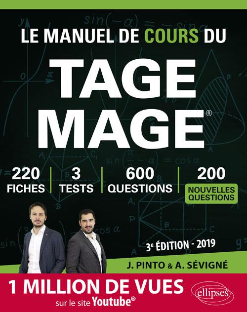 LE MANUEL DE COURS DU TAGE MAGE - EDITION 2019