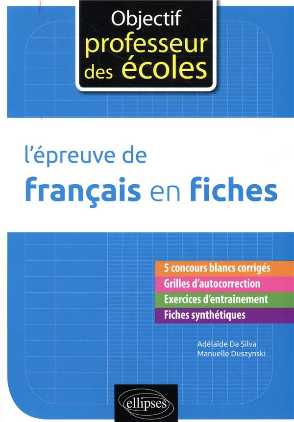 L'épreuve de français en fiches