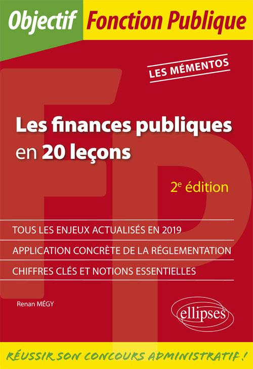 Les finances publiques en 20 leçons. 2e édition