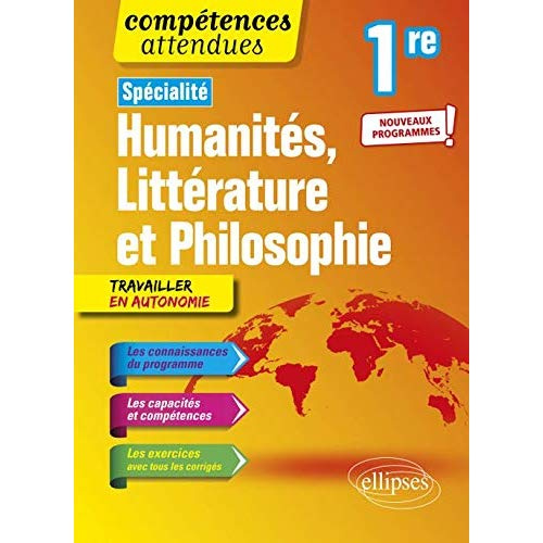 Spécialité humanités, littérature et philosophie 1re. Edition 2019