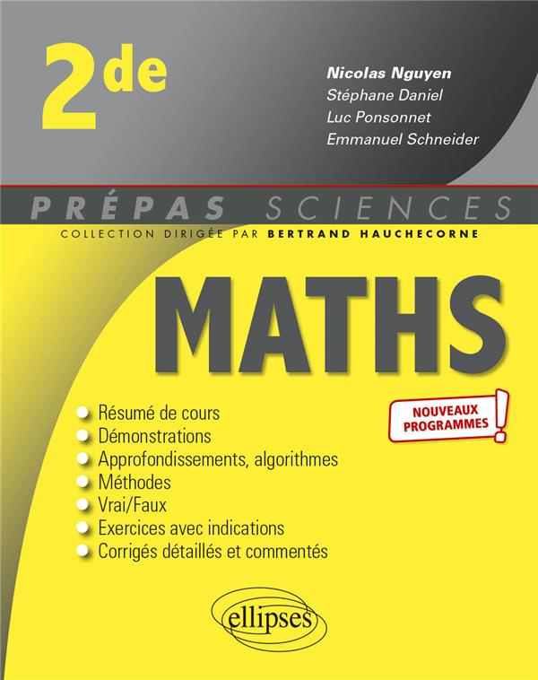 Mathématiques Seconde. 2e édition