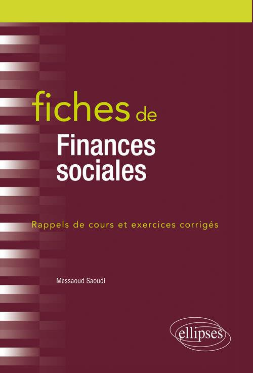 Fiches de Finances sociales
