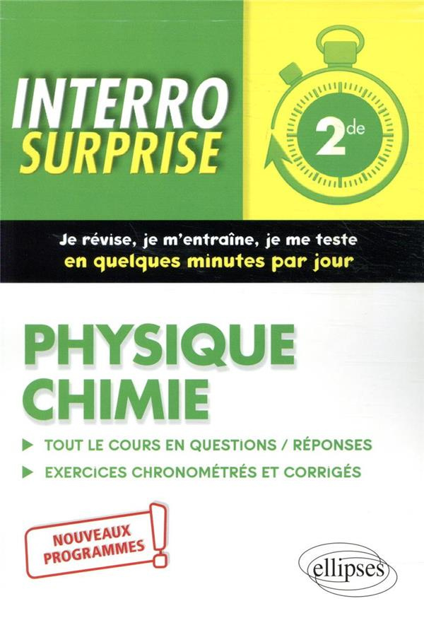 Physique chimie 2de