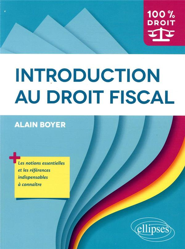 Introduction au droit fiscal