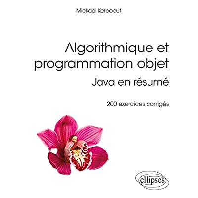 ALGORITHMIQUE ET PROGRAMMATION OBJET - JAVA EN RESUME - 200 EXERCICES CORRIGES