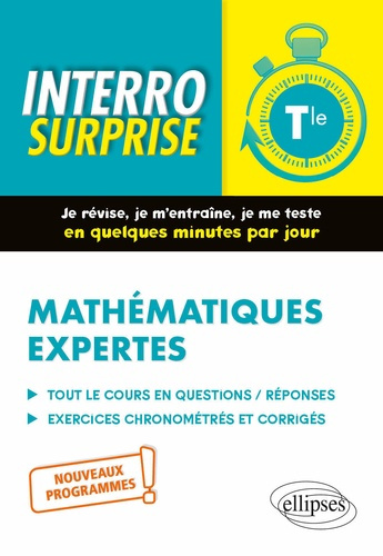 Mathématiques expertes Tle. Edition 2020