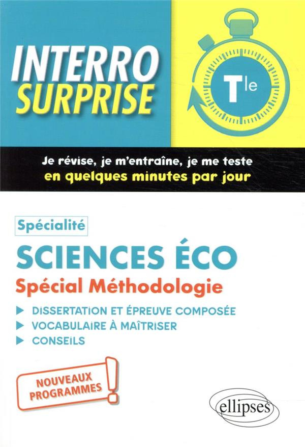 Spécialité sciences éco Tle. Spécial méthodologie