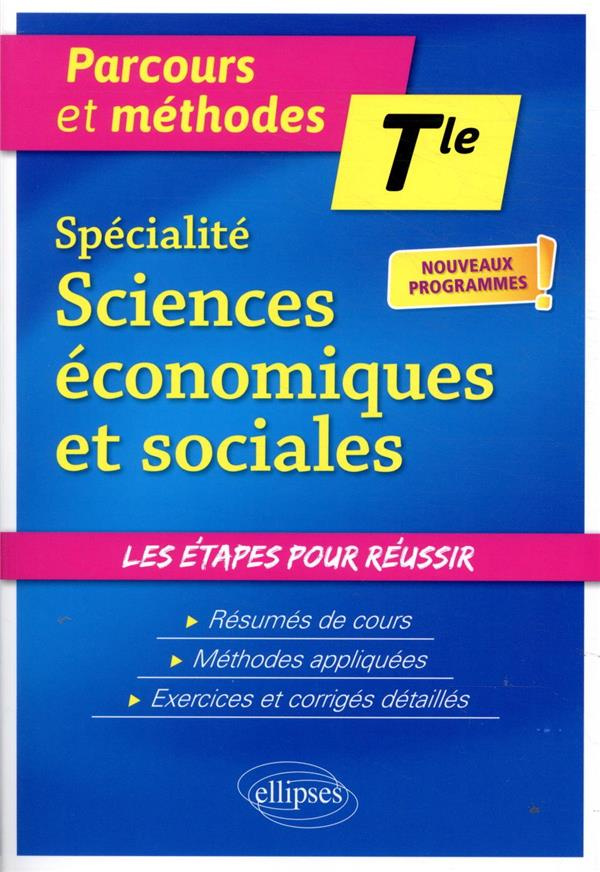 Sciences économiques et sociales Tle. Edition 2020