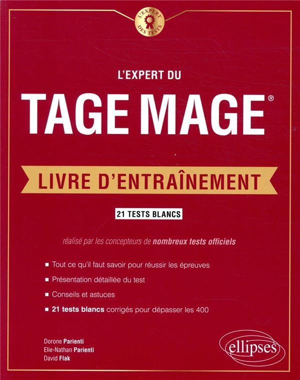 L'expert du Tage Mage® Livre d'entraînement. 21 tests blancs