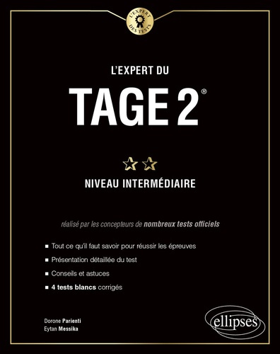 L'expert du Tage 2® Niveau intermédiaire. 4 tests blancs