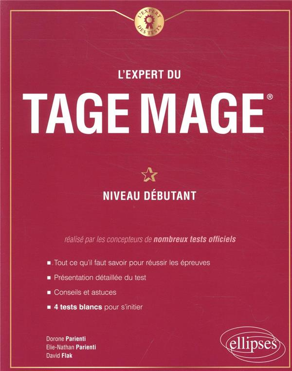 L'expert du Tage Mage® Niveau débutant. 4 tests blancs