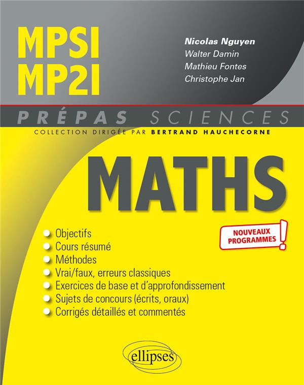 Mathématiques MPSI/MP2I. 5e édition