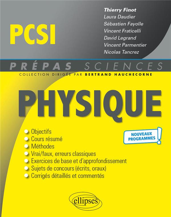 Physique PCSI. 5e édition