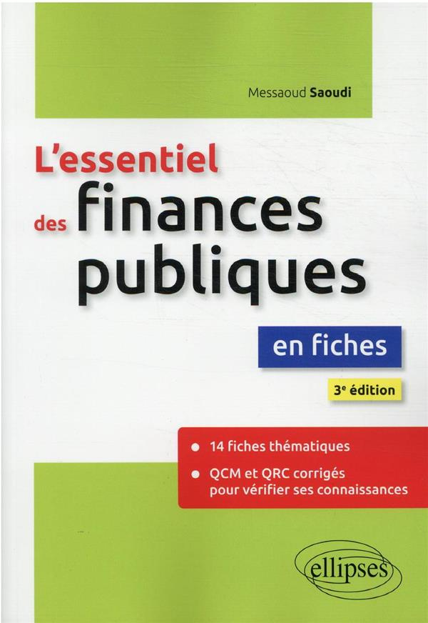 L'essentiel des finances publiques en fiches