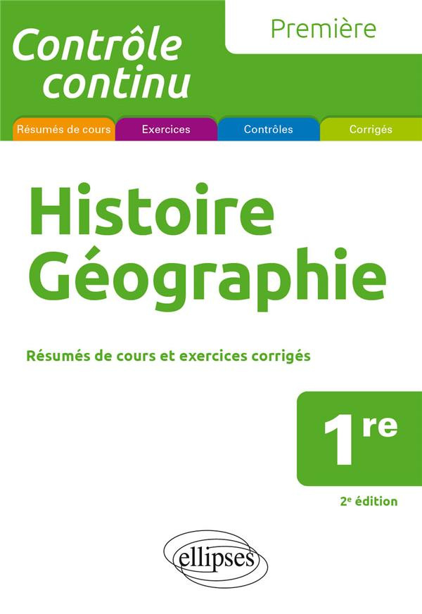 Histoire-Géographie 1re. 2e édition