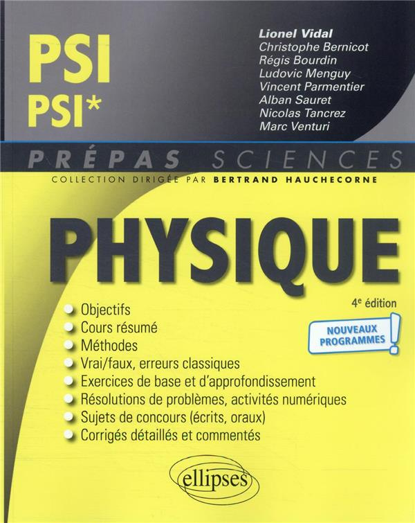 Physique PSI/PSI*. 4e édition