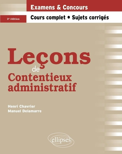 Leçon de contentieux administratif. 2e édition