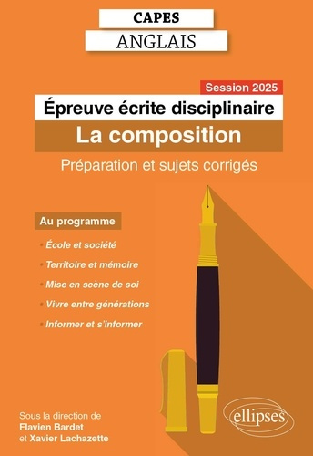 Epreuve écrite disciplinaire. La composition