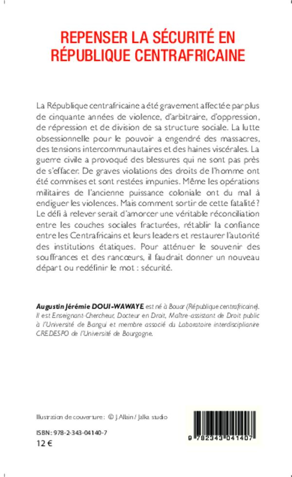 Repenser la sécurité en République centrafricaine