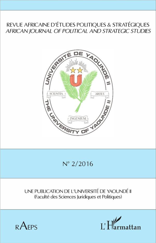 Revue africaine d'études politiques & stratégiques N° 2/2016