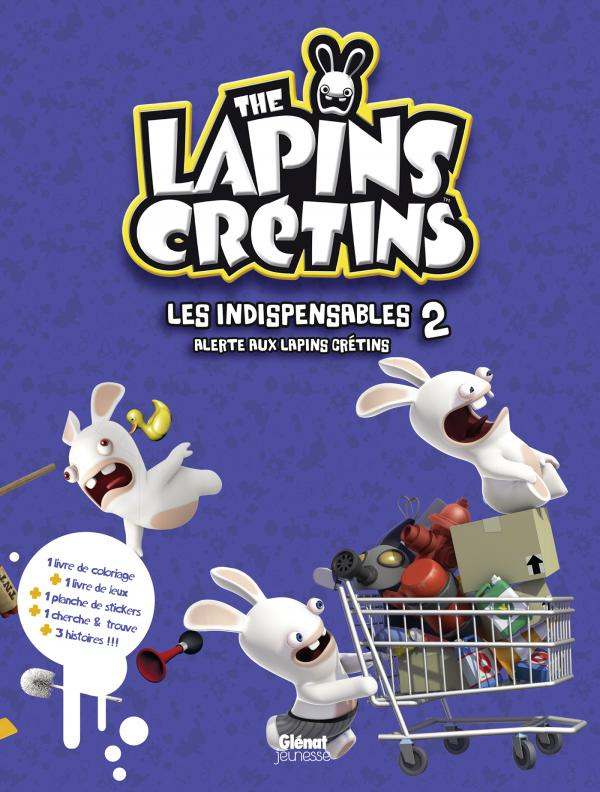 The Lapins Crétins : Les indispensables 2 Alerte aux Lapins Crétins. Coffret livre de coloriages   l
