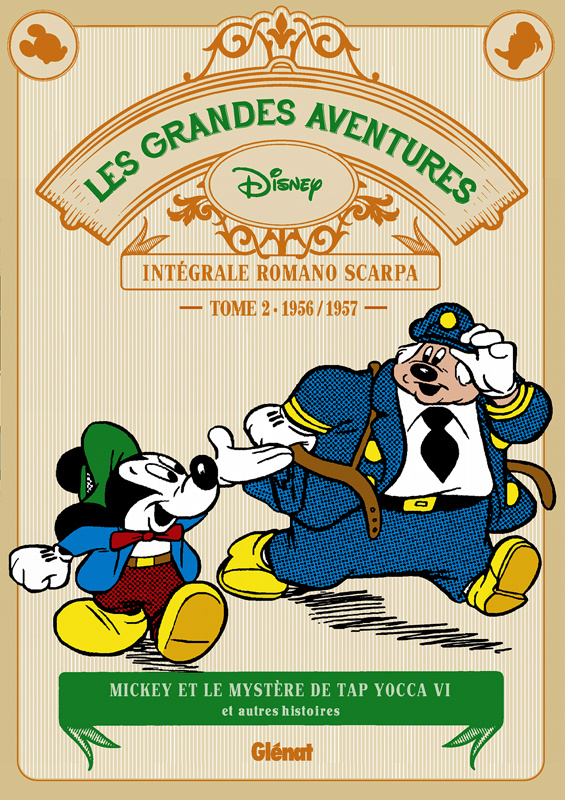 Les grandes aventures - Intégrale Romano Scarpa Tome 2 : 1956/1957. Mickey et le mystère de Tap Yocc