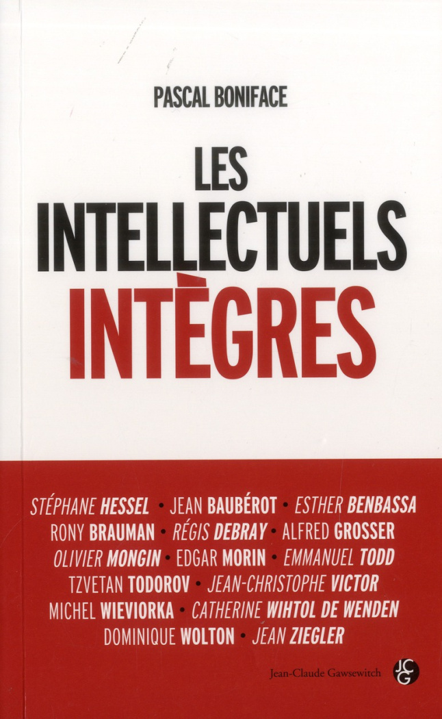 Les intellectuels intègres