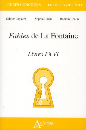 Fables de La Fontaine. Livres I à VI