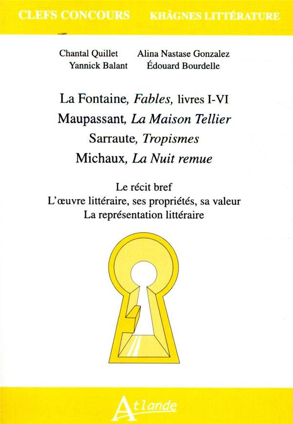 Le récit bref, l'oeuvre littéraire, ses propriétés, sa valeur, la représentation littéraire. La Font