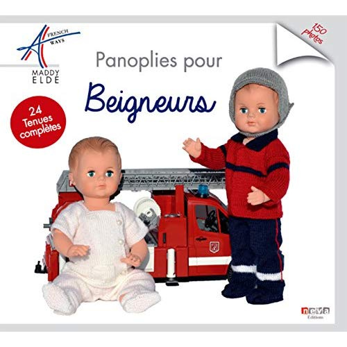 Panoplies au tricot pour baigneur et poupons de 40 cm