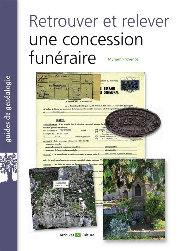 Retrouver et relever une concession funéraire