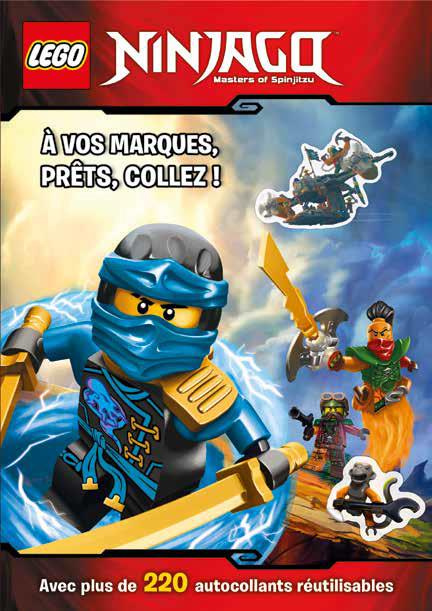 Lego Ninjago Masters of Spinjitzu. A vos marques, prêts, collez ! Avec plus de 220 autocollants réut