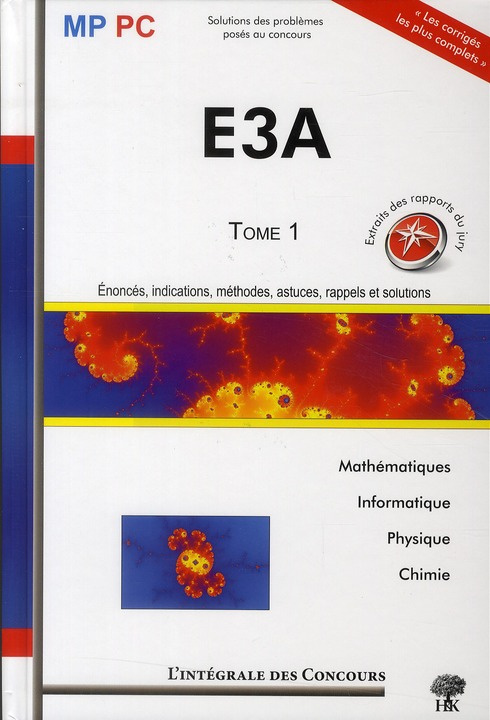 Concours E3A, MP/PC. Tome 1, 2006-2008