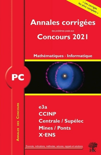 PC Mathématiques - Informatique. Edition 2021