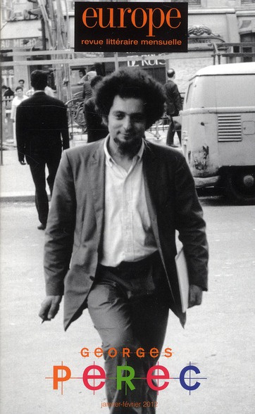 Europe N° 993/994, Janvier-Février 2012 : Georges Perec