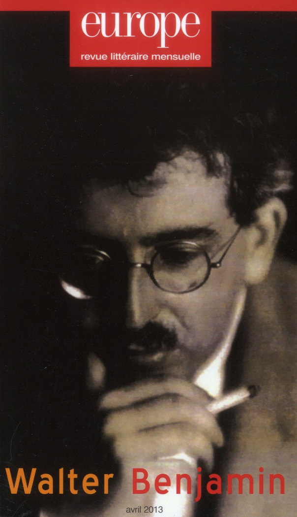 WALTER BENJAMIN N1008 AVRIL 2013