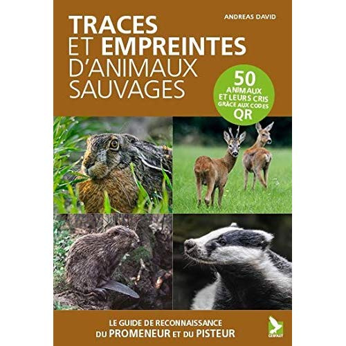Traces et empreintes d'animaux sauvages