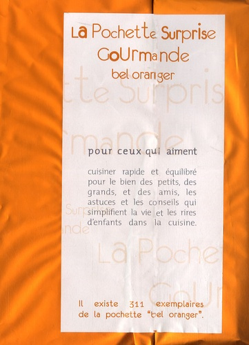 POCHETTE SURPRISE BEL ORANGER